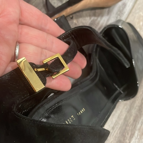Celine Square Toe Ankle Strap Sandals size  40 - Picture 11 of 14